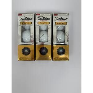 Titleist Pro V1 Golf Balls 3 Sleeve 9 Balls New Sealed NOS Vintage Clean